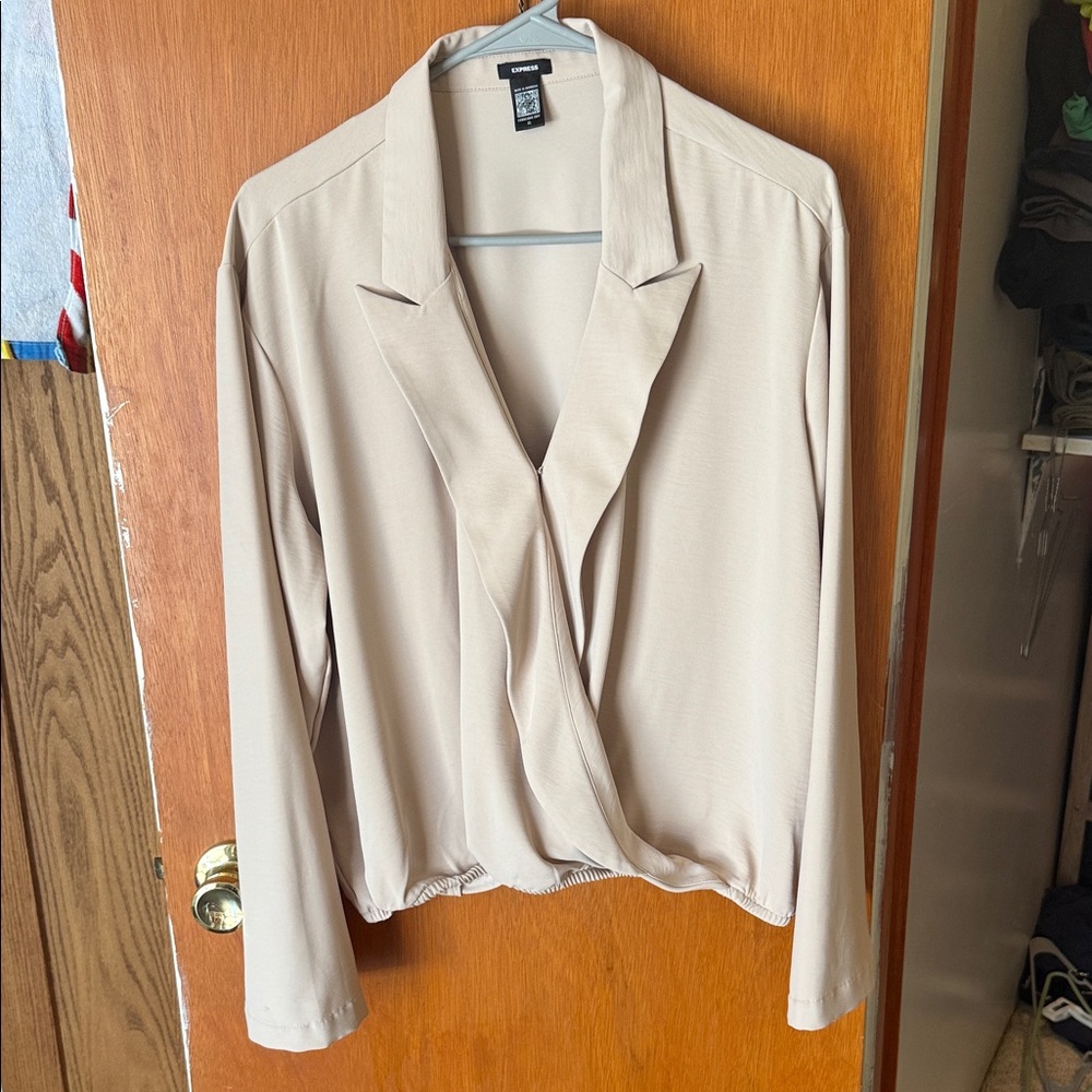 Express Women's wrap top